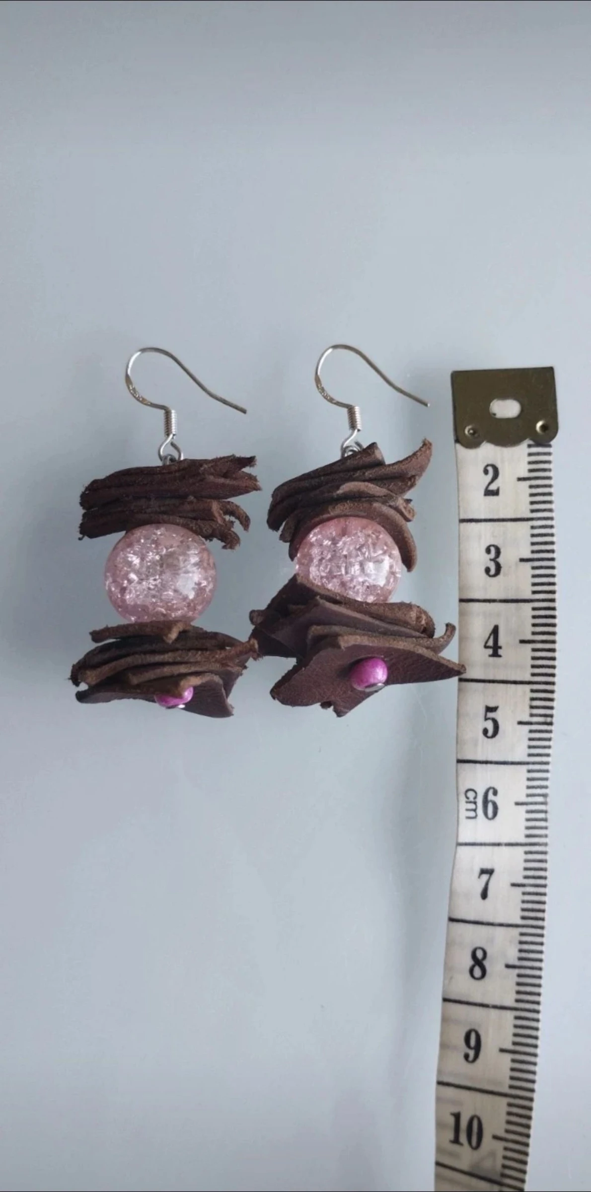 💖🪾🐂Lindos Pendientes de Cristal y Cuero🐂🪾💖 – photo 4